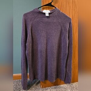 Croft & Barrow Women's Purple Turtleneck Sweater